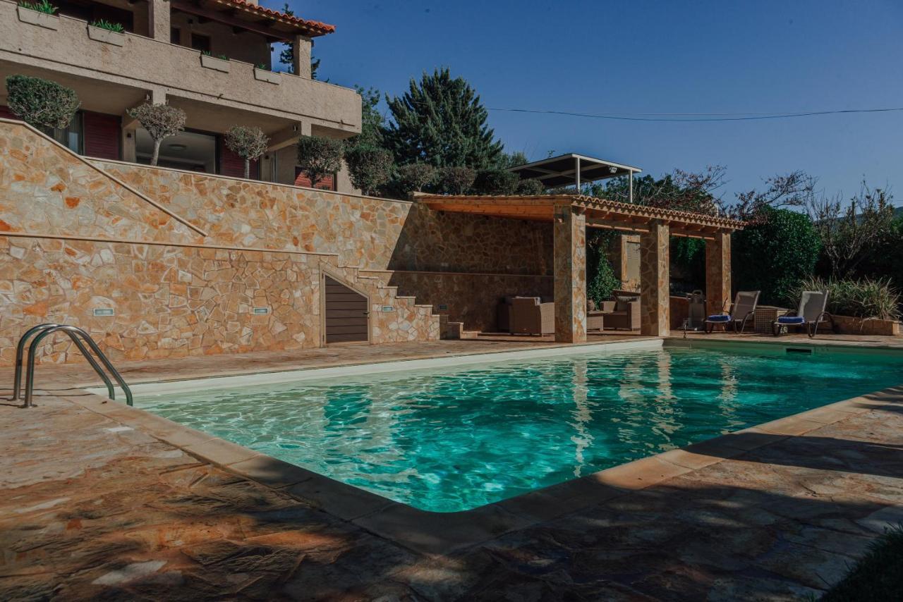 Pool And Sea View Apartments Agia Marina  外观 照片